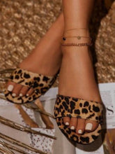 Sandales Plates Léopard Élégance - Confort et Style Audacieux pour l'Été